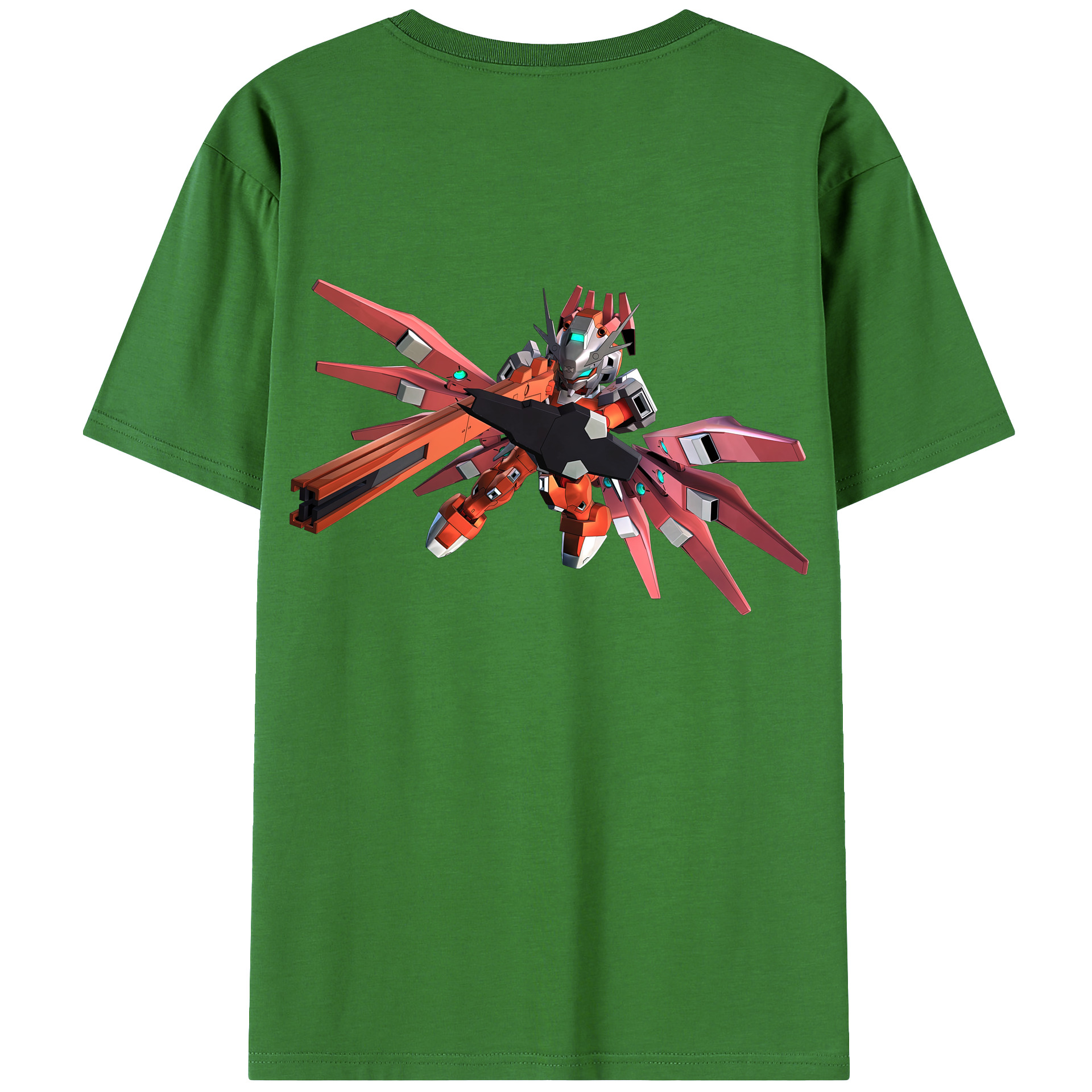（画像用） 機動戦士ガンダム Mobile Suit Gundam レディース半袖Tシャツ(バックプリント)